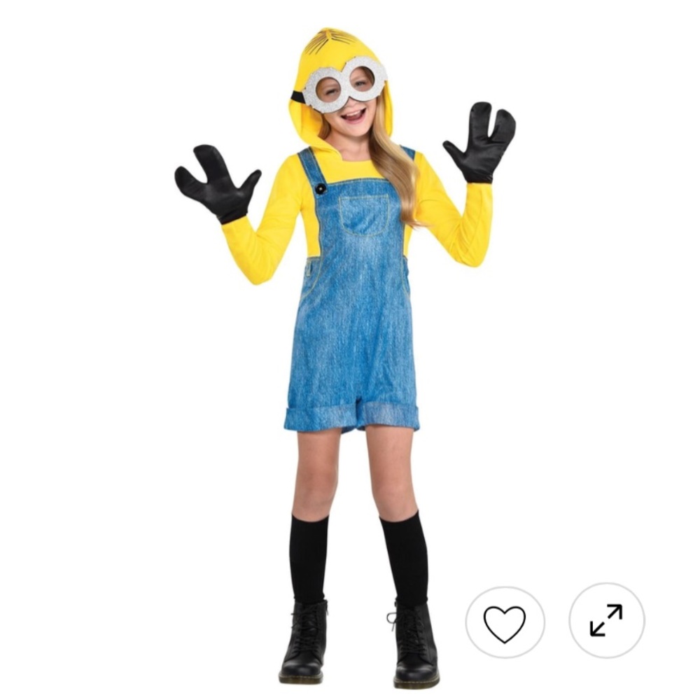 The Rise of Gru, Girls Minion Costume, Size small